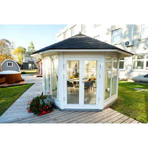 Octagonal Pavilion With Large Windows (10 m²)
