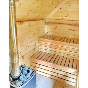 (9.2 m² + Sauna Extension) Small BBQ hut