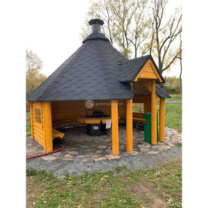 (9.2 m²) (14.9 m²) Open BBQ Hut