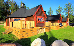 terrace based bbq huts