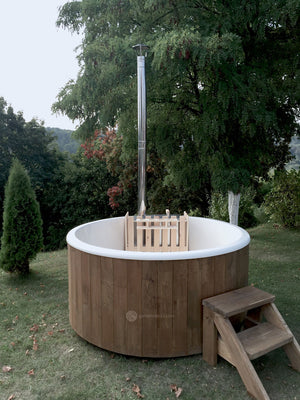 Modern Wood Fired Hot Tub Ø 1.8 m
