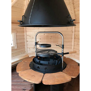 (9.2 m²) "Nordic" Open BBQ cabin