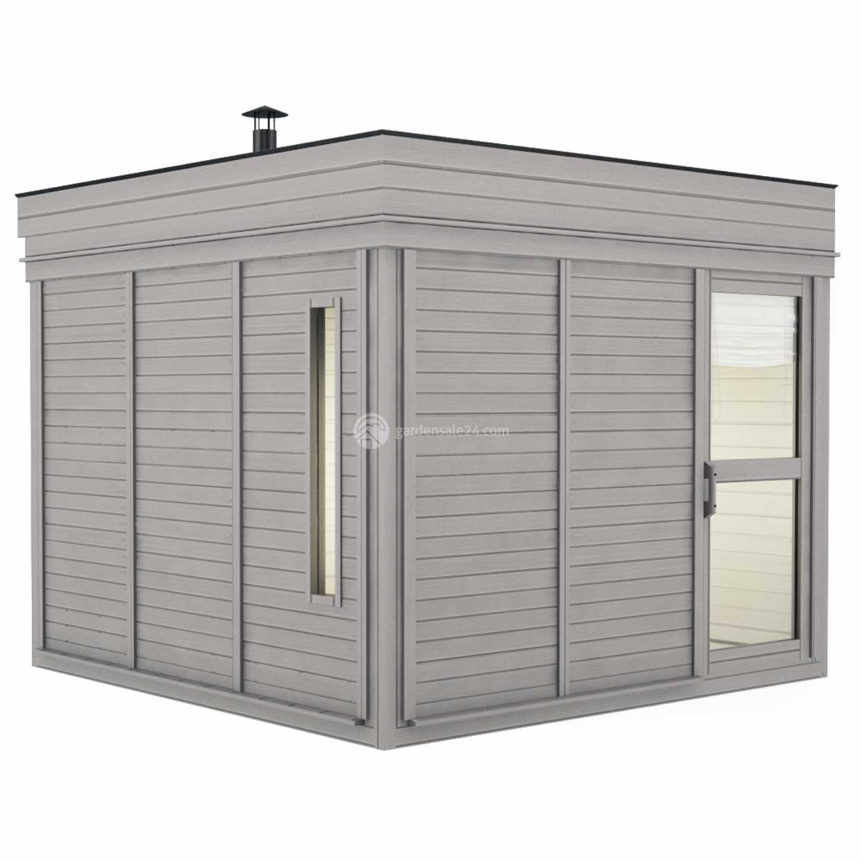 Sauna Cube With Changing Room (3 x 3)